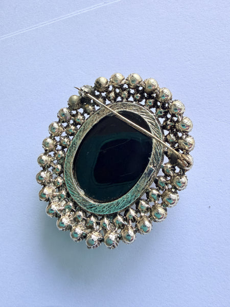 Cameo Vintage Brooch-Vintageonline-Vintage Online