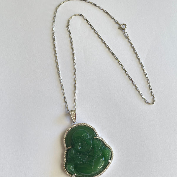 Carved Buddha Pendant-vintageonline-Vintage Online