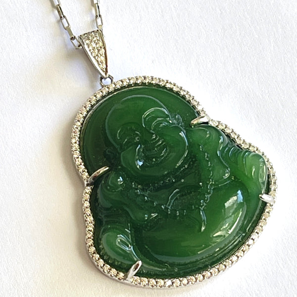 Carved Buddha Pendant-vintageonline-Vintage Online