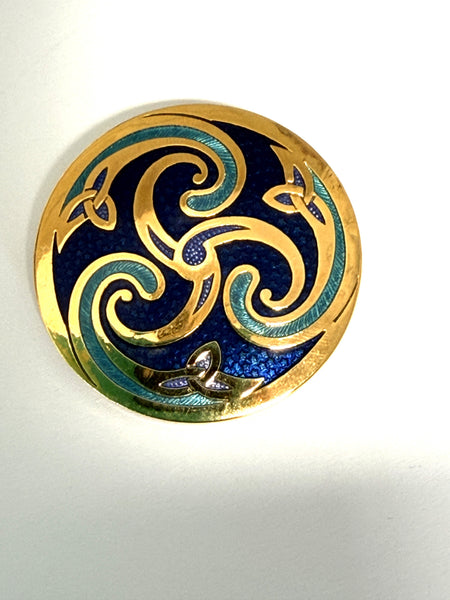 Celtic Brooch by Sea Gems Cornwall-Sea Gems UK-Vintage Online