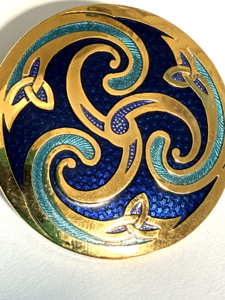 Celtic Brooch by Sea Gems Cornwall-Sea Gems UK-Vintage Online