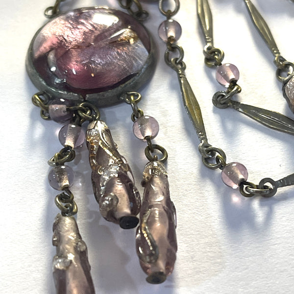 Czech Vintage Art Deco Style 1930's Necklace-Vintageonline-Vintage Online