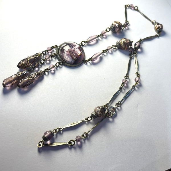 Czech Vintage Art Deco Style 1930's Necklace-Vintageonline-Vintage Online