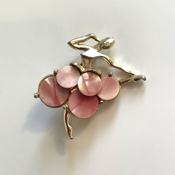 Dancing Ballerina Brooch-Vintageonline-Vintage Online