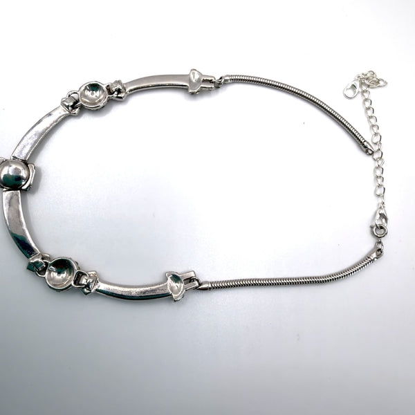 Deco Style Vintage Rhinestone Necklace-Vintageonline-Vintage Online