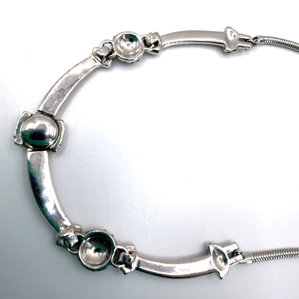 Deco Style Vintage Rhinestone Necklace-Vintageonline-Vintage Online