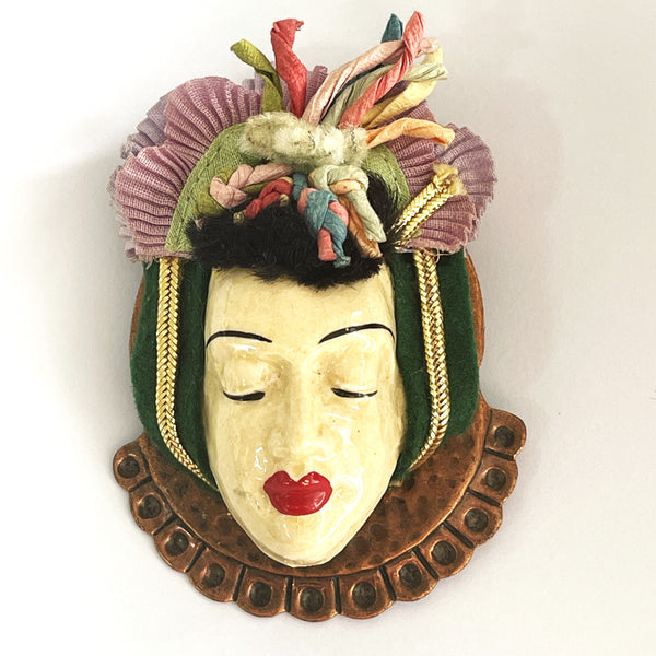 Elzac 1940's Victim of Fashion Brooch-Elzac, USA-Vintage Online