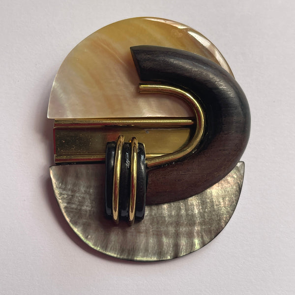 Fabrice Paris Designer Vintage Brooch-Vintageonline-Vintage Online