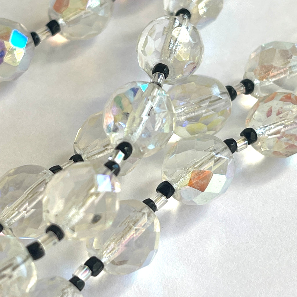 Faceted Crystal Bead Necklace-Vintage Online-Vintage Online