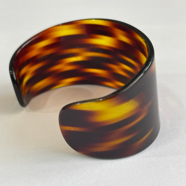 Faux Tortoishell Resin Bangle-Vintageonline-Vintage Online