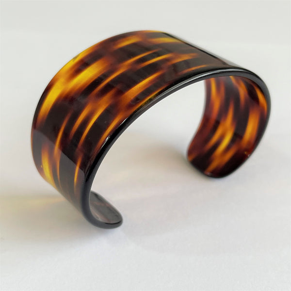 Faux Tortoishell Resin Bangle-Vintageonline-Vintage Online