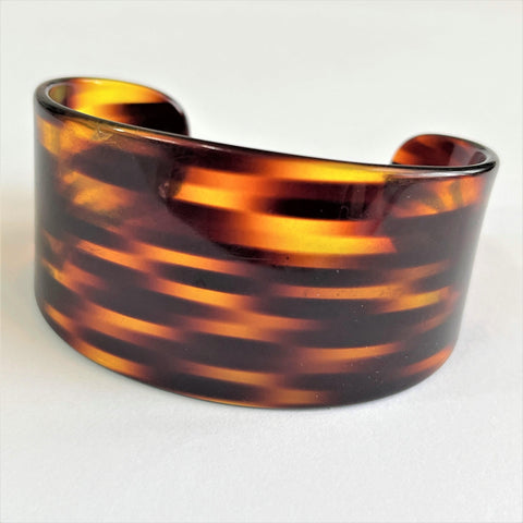 Faux Tortoishell Resin Bangle-Vintageonline-Vintage Online