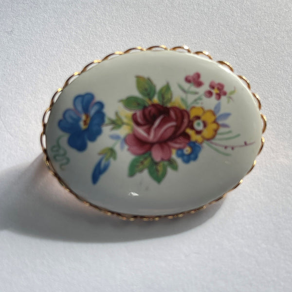 Floral Vintage Brooch-Vintageonline-Vintage Online