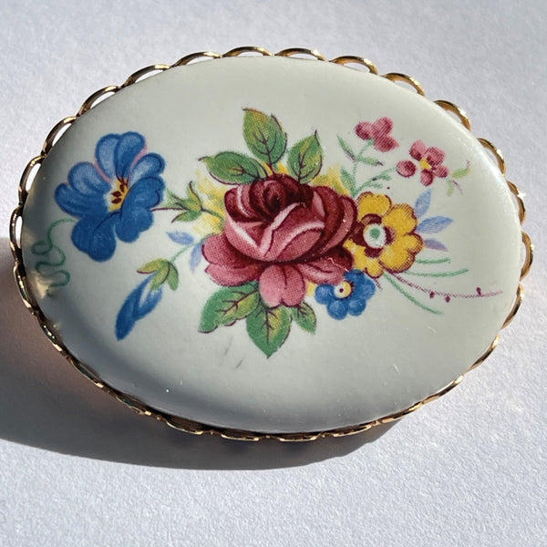 Floral Vintage Brooch-Vintageonline-Vintage Online