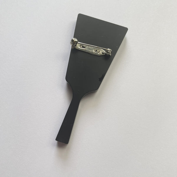 Geisha Lady Head Brooch-Vintageonline-Vintage Online