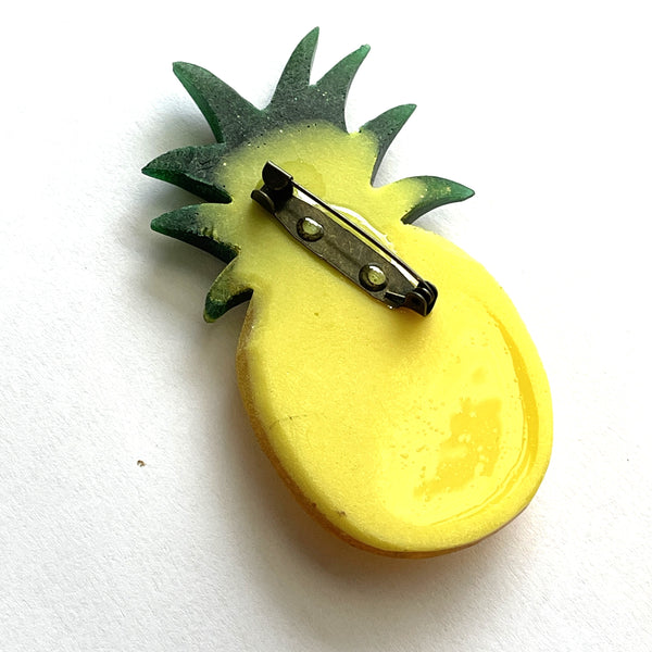 Glitzy Pineapple Brooch-Vintageonline-Vintage Online