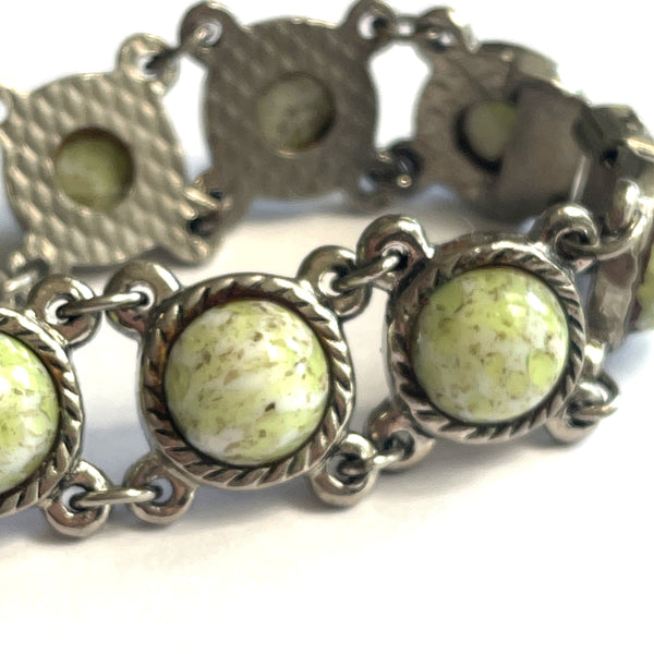 Green Stone Retro Bracelet-Vintageonline-Vintage Online