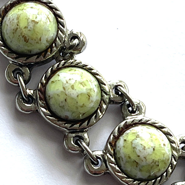 Green Stone Retro Bracelet-Vintageonline-Vintage Online
