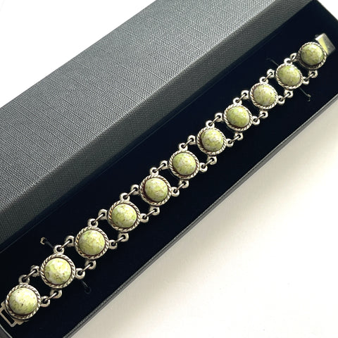 Green Stone Retro Bracelet-Vintageonline-Vintage Online