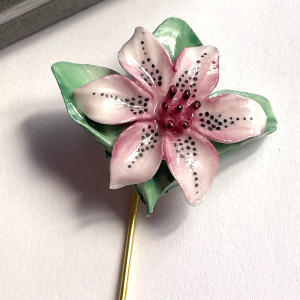Hammersley Bone China for Royal Worcester Stick Pin in Original Box-Hammersley China UK-Vintage Online