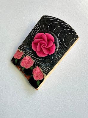 Hand Crafted Ceramic Brooch by Dina Yellen-Dina Yellen USA-Vintage Online