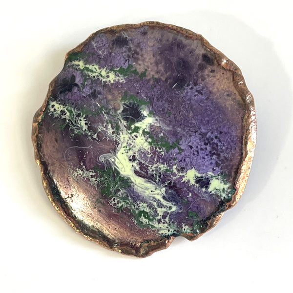 Hand hammered Vintage Brooch-Vintageonline-Vintage Online