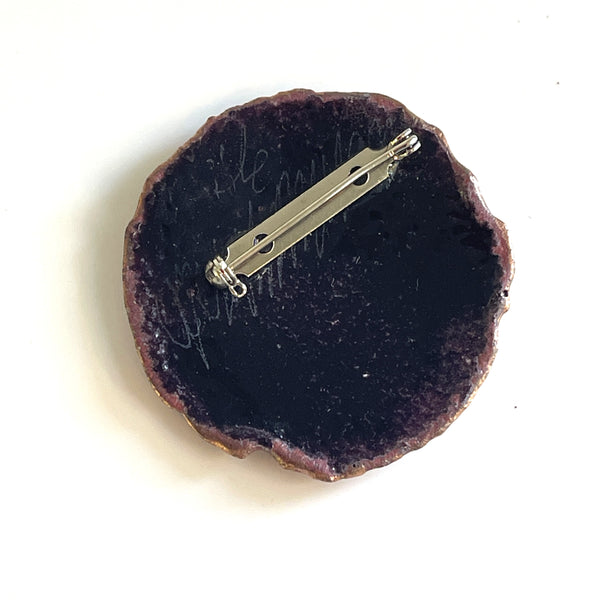 Hand hammered Vintage Brooch-Vintageonline-Vintage Online