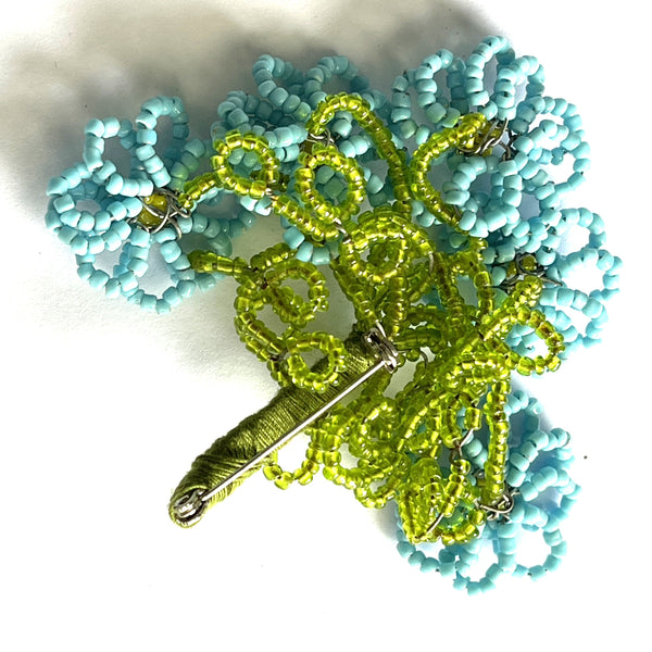 Hand made Vintage Style Flower Brooch-Vintageonline-Vintage Online