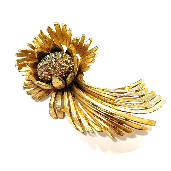 Hattie Carnegie Mid Century Vintage Brooch-Hattie Carnegie-Vintage Online