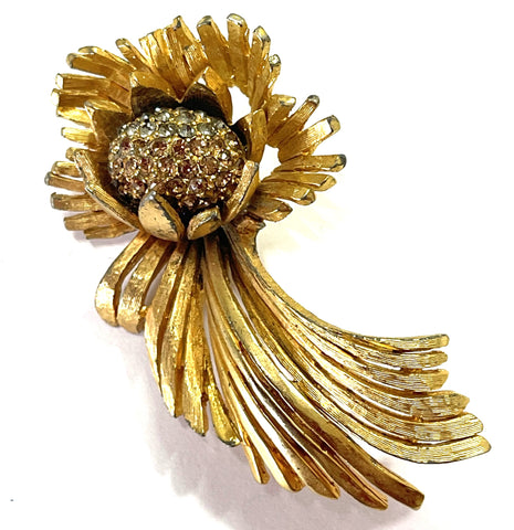 Hattie Carnegie Mid Century Vintage Brooch-Hattie Carnegie-Vintage Online