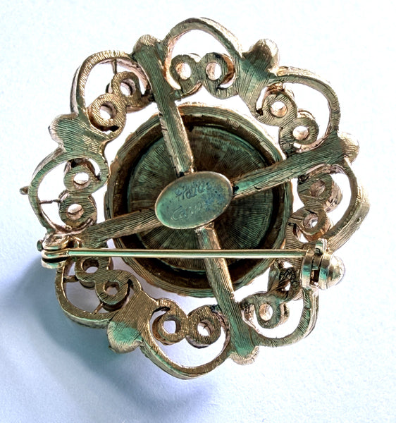 Hattie Carnegie Vintage Mid Century Brooch-Hattie Carnegie-Vintage Online