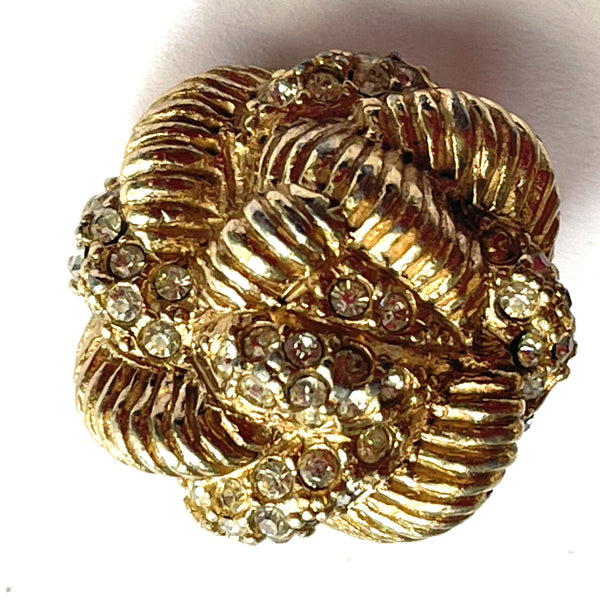 Hattie Carnegie Vintage Mid Century Earrings-Hattie Carnegie-Vintage Online