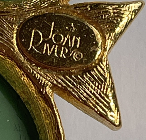 Joan Rivers 1990's Vintage Maltese Cross Brooch