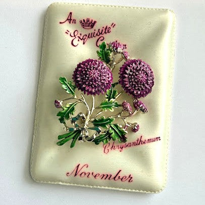 Birthday Brooch for November by Exquisite UK 1960's