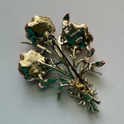 Birthday Brooch for October by Exquisite, UK 1960's