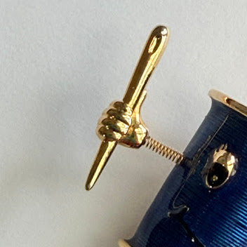 Danecraft Vintage Trembler Seamstress Brooch