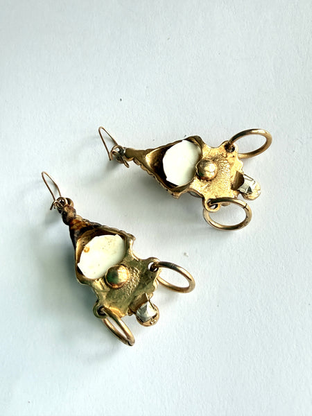 Asian Princess Vintage Earrings