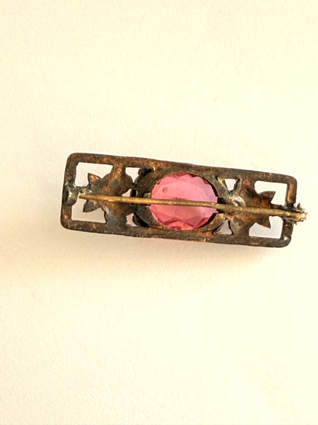 Art Deco Bar Brooch