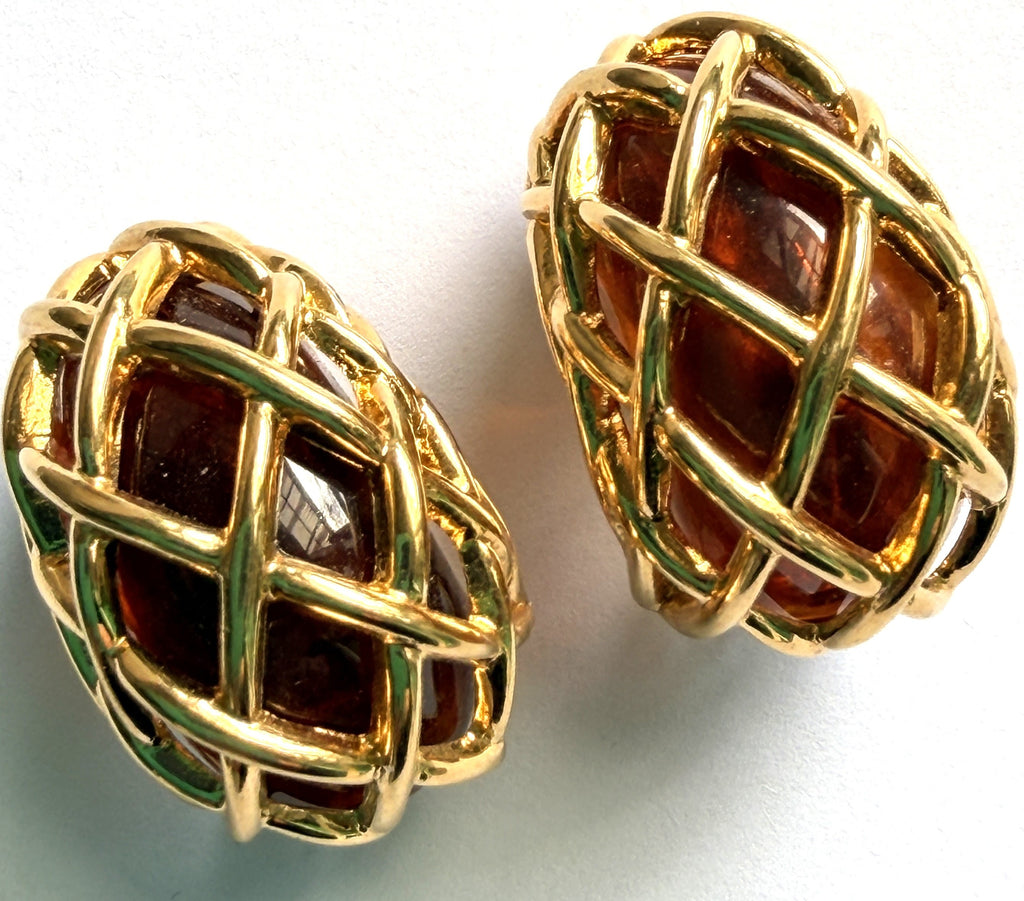 Kenneth Jay Lane 1980's Vintage Earrings