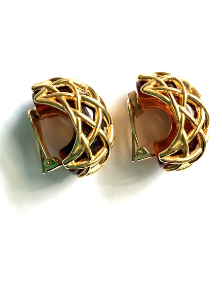 Kenneth Jay Lane 1980's Vintage Earrings