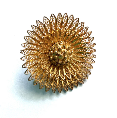 Topazio Portugal Vintage Brooch
