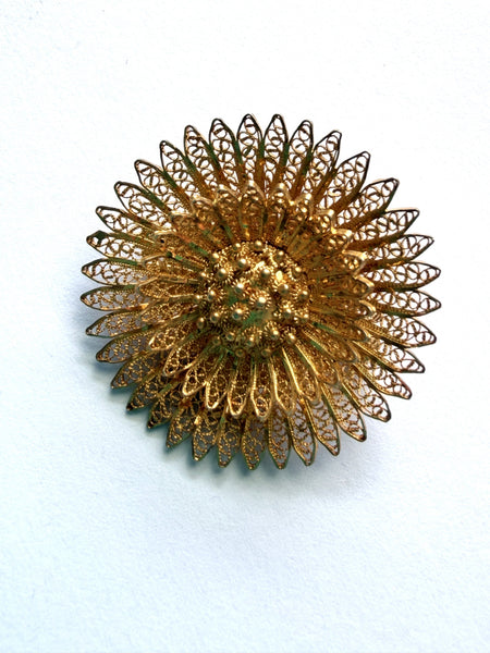 Topazio Portugal Vintage Brooch