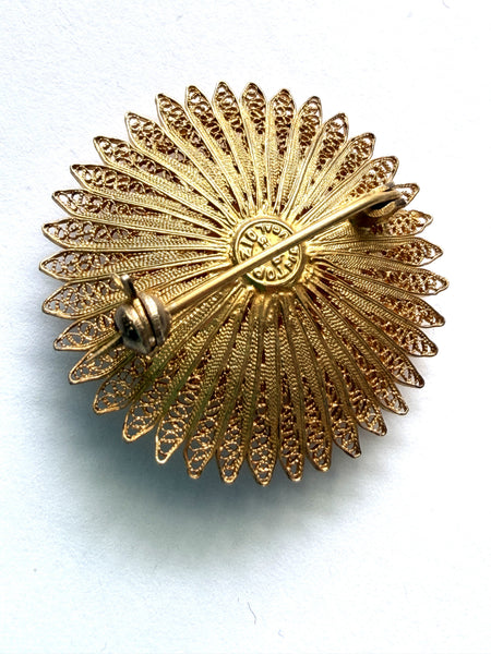 Topazio Portugal Vintage Brooch