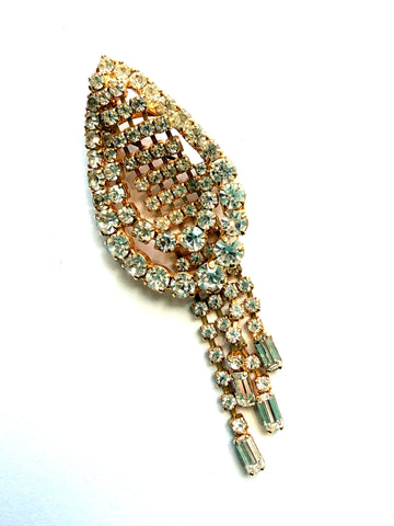 Rhinestone Vintage Brooch