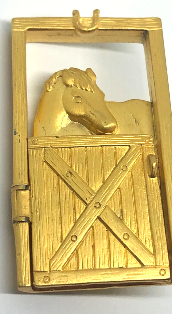 JJ USA Mother & Foal Vintage Brooch