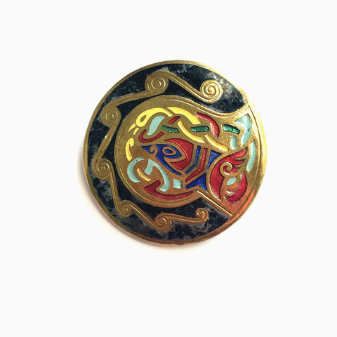 Irish Tara Ware Vintage Brooch-Tara Ware Ireland-Vintage Online