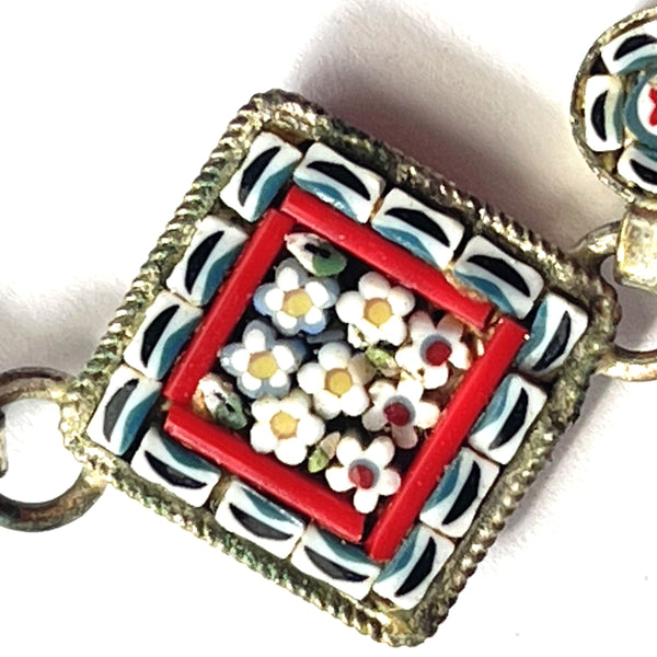 Italian Micro Mosaic 1940's Bracelet-Vintageonline-Vintage Online