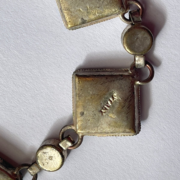 Italian Micro Mosaic 1940's Bracelet-Vintageonline-Vintage Online