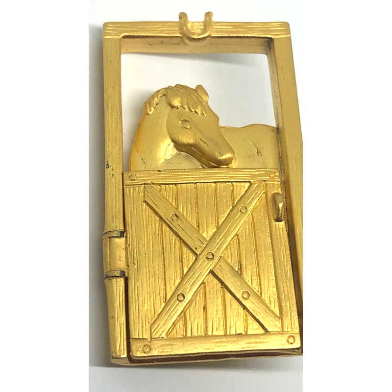 JJ USA Mother & Foal Vintage Brooch-JJ Jonette Company USA-Vintage Online