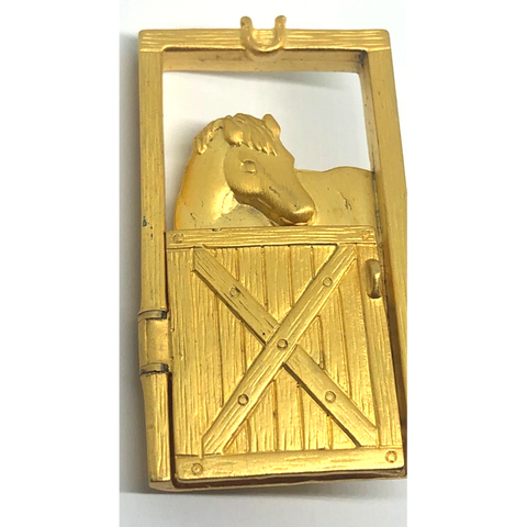 JJ USA Mother & Foal Vintage Brooch-JJ Jonette Company USA-Vintage Online